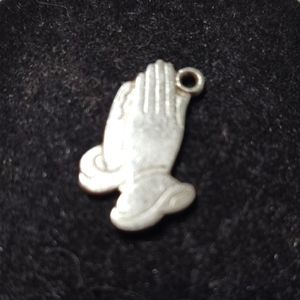 Praying Hands Sterling Silver Pendant
